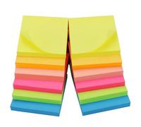 OWLKELA 1200pcs Sticky Notes, 75x75mm, Coloured, 12 Pads