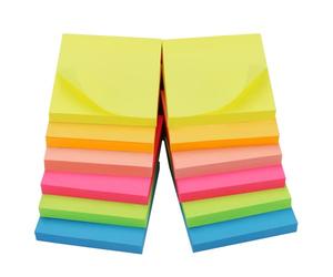 OWLKELA 1200pcs Sticky Notes, 75x75mm, Coloured, 12 Pads