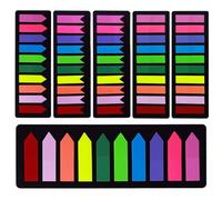 OWLKELA 1420 Pcs Sticky Notes Flags, 10 Colours Page Marker Index Tabs, Arrow Sticky Tabs for School and Office, Self-Adhesive Sticky Notes for Marking and Bookmarks