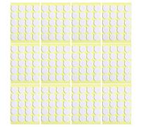 OWLKELA 240pcs Candle Wick Stickers, Heat Resistance Double-Sided Stickers with The Little ‘‘Tail’’, Adhere Steady in Hot Wax Stickers for Candle Making