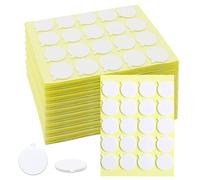 OWLKELA 720pcs Candle Wick Stickers, Heat Resistance Double-Sided Stickers with The Little ‘‘Tail’’, Adhere Steady in Hot Wax Stickers for Candle Making