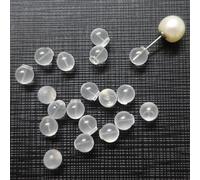 OwlkOrmy 102pcs Comfort Impenetrable Soft Safety Earring Backs TPE Medical Grade Material (Same as Pacifier's) Fit with All Types of Earrings (Clear)