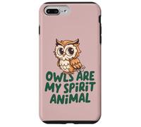 Owls Are My Spirit Animal - Cute Owl Case for iPhone 7 Plus/8 Plus