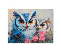 Owls at Dawn，Jigsaw Puzzles 1000 Pieces for Adults, Classic Puzzle Kids Puzzle Challenging And Difficult Puzzles for Adults And Teens（38x26cm）-Z61