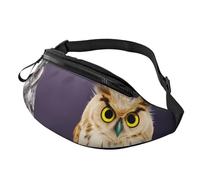 Owls Birds Fanny Pack for Man Woman, Fashion Adjustable Chest Bag, Travel Sport Walking Waist Bag