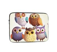 Owls Birds Laptop Case 17 inch, Shockproof Protective Computer Sleeve Cover Water Resistant Laptop Bag Carrying Tablet Cover Briefcase Handbags Gifts for Men Women