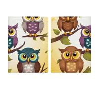 Owls Birds Passport Holder, ID Card Protector Case Passport Holder with Slot Passports Travel Wallet Document Cover for Women And Men