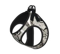 Owls Birds Print Dog Harness Adjustable Walk Puppy Harnesses Leash Clips Pet Harnesses Training Pet Vest