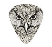 Owls Birds print Guitar Picks 12 Pack Assorted Thickness for Guitar,ukulele,0.46/0.71/0.96mm