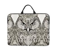 Owls Birds Print Laptop Carrying Case, Laptop Sleeve Case, Computer Bag, Traveling Computer Cover For 14 Inch