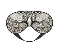 Owls Birds Print Versatile Eye Mask Full Coverage Sleep Aid Lightweight Breathable Travel Camping