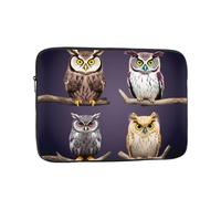 Owls Birds Shockproof Laptop Sleeve - Slim & Lightweight Notebook Case For Ipad & More (10"-17")