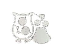 Owls Cutting Die Template for Creative Little Animal Embossing Cutting Halloween Crads Making Accessor Halloween Metal Dies Stencils for Scrapbooking Album Paper Card Making Crafting