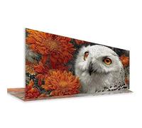 Owls Diamond Art, Diamond Painting Cute 40x70 cm, 5D Full Round Drill Crystal Art Craft Kits Beginner Hobbies for Adults, Rhinestone Embroidery Gem Numbers Canvas Paintings for Home Room Decor S717