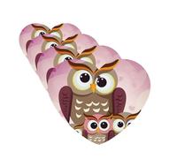 Owls family Car Air Freshener Cards for Women Men 4 Pack Cute Car Accessories Long Lasting Scent Car Diffuser Hanging Auto Aromatherapy Tablets Car Fresheners Gifts
