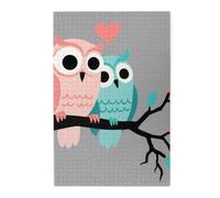 Owls Sitting BranchWooden Puzzles for Adults 1000 Pieces, Jigsaw Puzzle