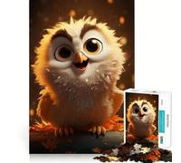 Owls Wisdom Glow 1000 Piece Jigsaw Puzzles for Teenagers Jigsaw Logic Ability Toy Soft Relax Accurate Cut Cherished Gift (38x52cm)