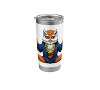 Owls Yoga Stainless Steel Insulated Tumbler