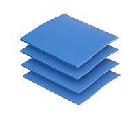 OwlTree 4 Pack Thermal Pad,100x100mm 0.5mm 1mm 1.5mm 2mm Highly Efficient Thermal Conductivity 6.0 W/mK, Heat Resistant Silicone Thermal Pads for Laptop Heatsink CPU GPU SSD IC LED Cooler