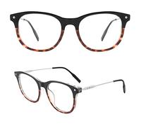 Owly™ Ultra Thin Blue Light Blocking Pocket Reading Glasses (Black Tortoise, 4, diopters)