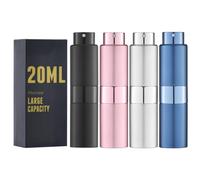 owlyee 20ML Perfume Atomizer, 4PCS Travel Cologne Spray Bottle, Mini Empty Sprayer Dispenser