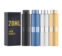 owlyee 20ML Perfume Atomizer, Travel Cologne Spray Bottle, Mini Empty Sprayer Dispenser (4PCS)