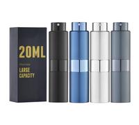 owlyee 20ML Perfume Atomizer, Travel Cologne Spray Bottle, Mini Empty Sprayer Dispenser (4PCS)