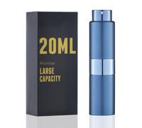owlyee Perfume Travel Refillable Atomizer Bottle: Cologne Spray Mini for Refill - Empty Fragrance Sprayer for Men - Large Size 20ML Blue