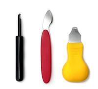 OWMOSYX 3pcs Watch Back Remover Tool Pry Watch Opener Tool, Watch Tools Case Back Opener Repair Tool for Battery Change Replacement, Yellow, Modern