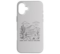Own dirt. Build Dreams land investor, enthusiast, off-grid Case for iPhone 16 Plus