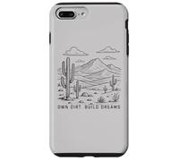 Own dirt. Build Dreams land investor, enthusiast, off-grid Case for iPhone 7 Plus/8 Plus