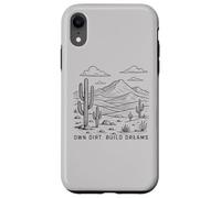 Own dirt. Build Dreams land investor, enthusiast, off-grid Case for iPhone XR