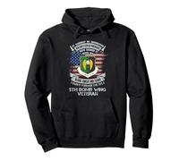 Own Forever The Title 5th Bomb Wing Veteran Flag USA Pullover Hoodie