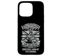 Own Forever The Title British Veteran Flag UK Military Case for iPhone 15 Pro Max