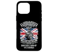 Own Forever The Title British Veteran Military UK Flag Case for iPhone 16 Pro Max