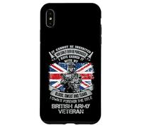 Own Forever The Title British Veteran Military UK Flag Case for iPhone XS Max