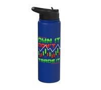 Own It Dont Trade It Stock Market Investing Stainless Steel Insulated Water Bottle