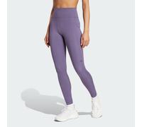 adidas Own The Run 7/8 Running Leggings Womens Gym Ladies Phone Pocket Purple