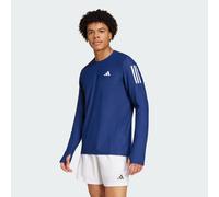 adidas Mens Running Own The Run Long Sleeve T-Shirt - Navy, Dark Blue, Size 2Xl, Men Dark Blue