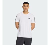 adidas Own The Run Short Sleeve Running Top Mens White Breathable Sports T-Shirt