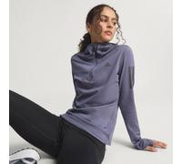 adidas Women's Own the Run Winterized Hooded Half-Zip, Preloved Violet, XS