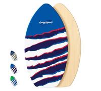Own the Wave New Zealand 'Claw Strike' - High Performance Wooden Skimboard - Performance Skimboard with Custom Traction Pads for Kids or Adults (Blue, 35 Inch)