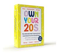 Own Your 20s: The Ultimate Adulting Card Deck for 20-Somethings | 52 Weekly Cards to Get Your Life Together - Wellness, Career, Time, Money & More