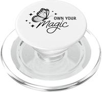 Own Your Magic Butterfly Affirmation Quote PopSockets PopGrip for MagSafe