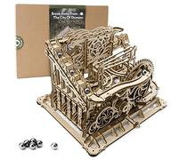 Own1one Marble Run 3D Wooden Puzzle for Adults with Balls, Mechanical Marble Run Model Kits, Hand Cranked Wooden Model Building Kits, Birthday Gifts for Teens & Adults