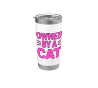 Owned By A Cat Stainless Steel Insulated Tumbler