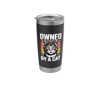 Owned By A Cat Stainless Steel Insulated Tumbler