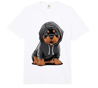 Owned by A Rottweiler Rottie Dog Rottweilers Comfort Colors Adult Heavyweight T-Shirt