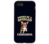 Owned By A Spoiled Chihuahua Funny Chihuahua Mom and Dad Case for iPhone SE (2020) / 7/8