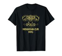 Owner of A Spoiled Mountain Cur Dog Vintage Design Value Graphic T-Shirt